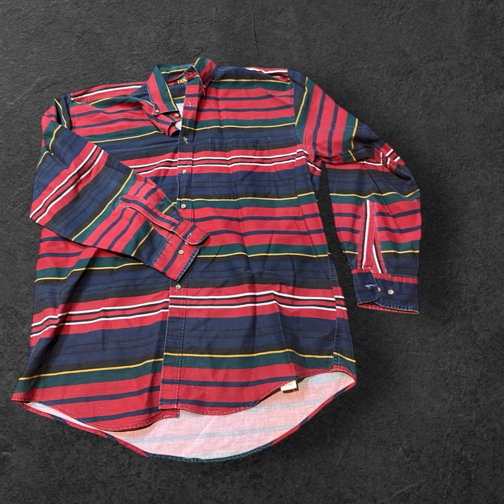 Tango by max raab colorful button down long sleeve